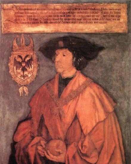 Albrecht Durer Emperor Maximilian oil painting image
